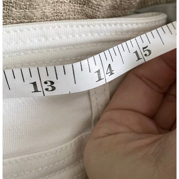 Anthropologie Pilcro Wanderer White Denim Jean Shorts Women 30 High Rise 8 - Picture 14 of 14